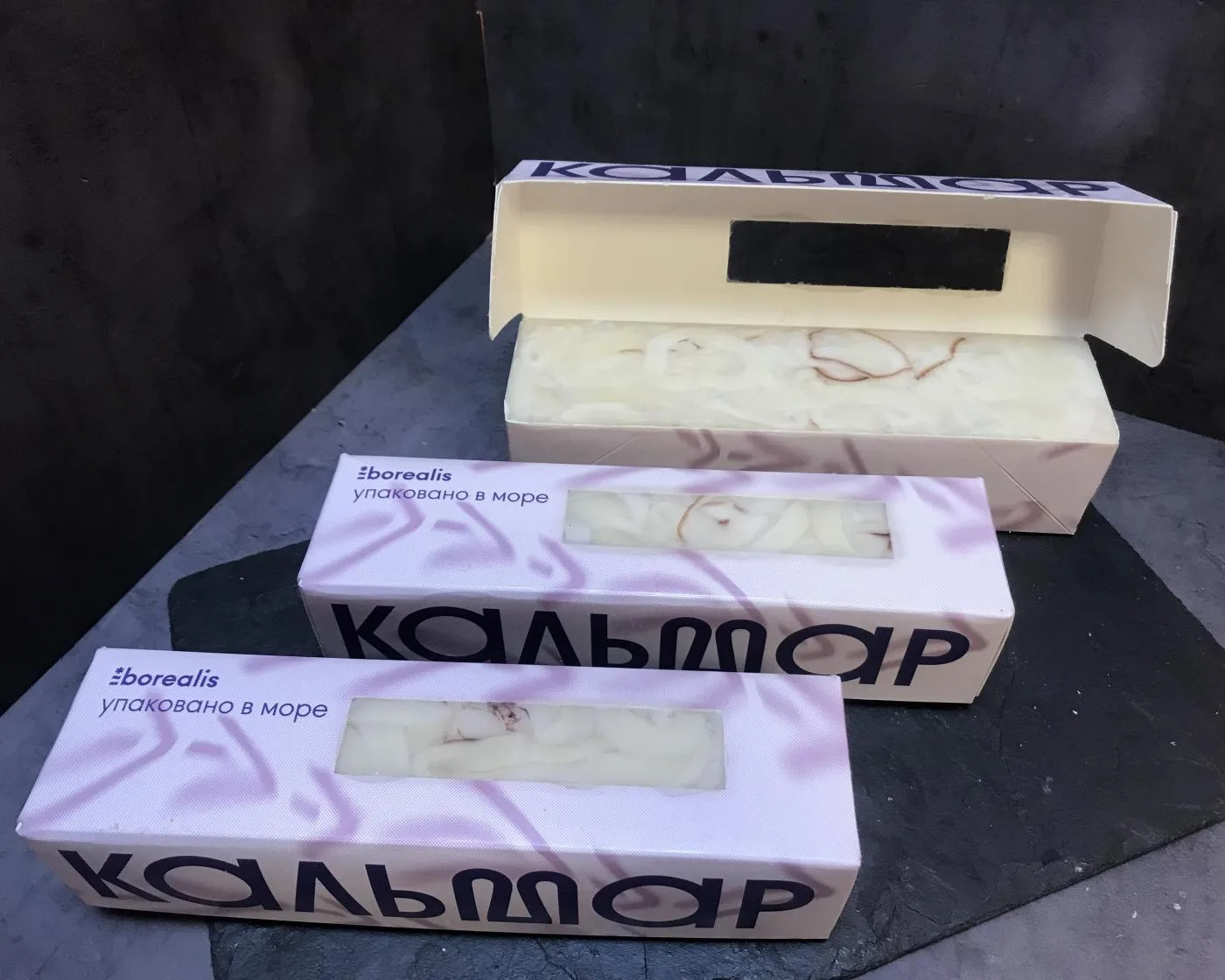 Кальмар с/м очищенный кольца 1кг